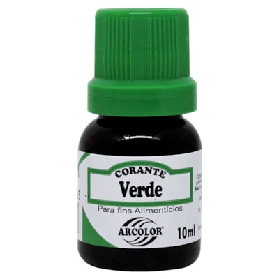 ARCOLOR CORANTE LIQUIDO VERDE 10ML