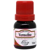 ARCOLOR CORANTE LIQUIDO VERMELHO 10ML