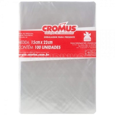 CROMUS SACO TRANSP 15X22 INCOLOR