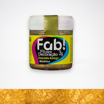 FAB PO P/DECORACAO DOURADO ANTIGO 3G