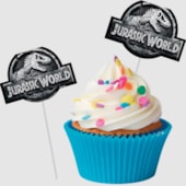 FESTCOLOR BANDEIRA PARA DOCINHOS JURASSIC WORLD 2