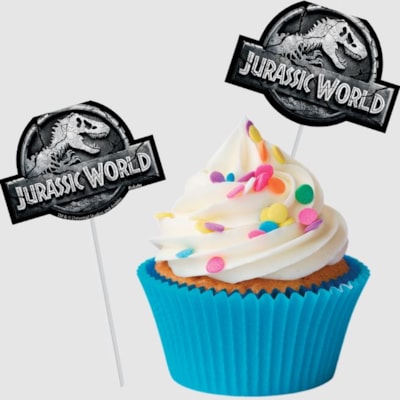 FESTCOLOR BANDEIRA PARA DOCINHOS JURASSIC WORLD 2