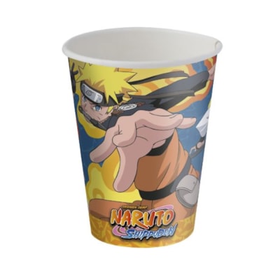 FESTCOLOR COPO PAPEL 200ML NARUTO 8UN