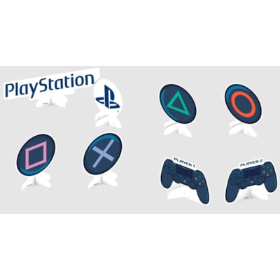 FESTCOLOR DECORACAO DE MESA PLAYSTATION 8UN