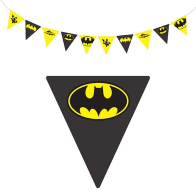 FESTCOLOR FAIXA FELIZ ANIV BATMAN GEEK