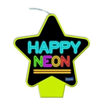FESTCOLOR VELA ANIV ESTRELA AMARELA NEON