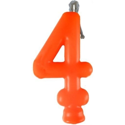 FESTCOLOR VELA NEON N4 LARANJA