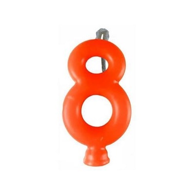 FESTCOLOR VELA NEON N8 LARANJA