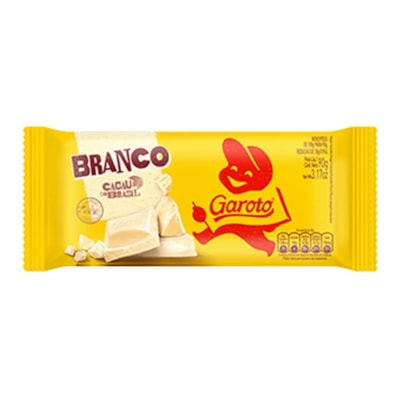 GAROTO TABLETE CHOC BRANCO 90G