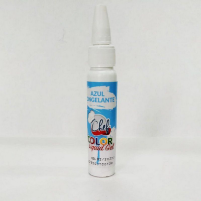 ICEBERG CHEF COLOR LIQ GEL AZUL CONGELANTE 25G
