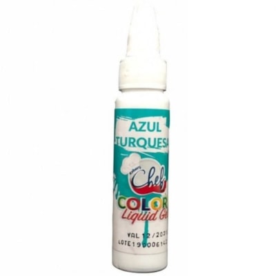 ICEBERG CHEF COLOR LIQ GEL AZUL TURQUESA 25G