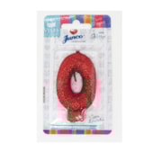 JUNCO VELA ANIV LIVE COLORS C/GLITER N.0 VERMELHO