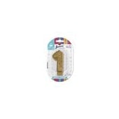 JUNCO VELA ANIV LIVE COLORS C/GLITER N.1 OURO