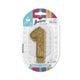 JUNCO VELA ANIV LIVE COLORS C/GLITER N.1 OURO