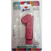 JUNCO VELA ANIV LIVE COLORS C/GLITER N.1 PINK