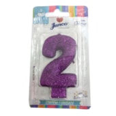 JUNCO VELA ANIV LIVE COLORS C/GLITER N.2 LILAS