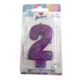 JUNCO VELA ANIV LIVE COLORS C/GLITER N.2 LILAS