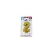 JUNCO VELA ANIV LIVE COLORS C/GLITER N.2 OURO