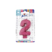 JUNCO VELA ANIV LIVE COLORS C/GLITER N.2 PINK