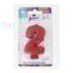 JUNCO VELA ANIV LIVE COLORS C/GLITER N.2 VERMELHO