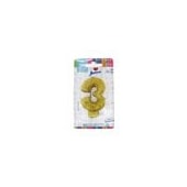 JUNCO VELA ANIV LIVE COLORS C/GLITER N.3 OURO