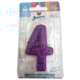 JUNCO VELA ANIV LIVE COLORS C/GLITER N.4 LILAS