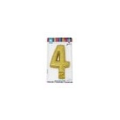 JUNCO VELA ANIV LIVE COLORS C/GLITER N.4 OURO