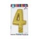 JUNCO VELA ANIV LIVE COLORS C/GLITER N.4 OURO