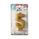 JUNCO VELA ANIV LIVE COLORS C/GLITER N.5 OURO