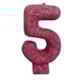 JUNCO VELA ANIV LIVE COLORS C/GLITER N.5 PINK
