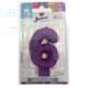 JUNCO VELA ANIV LIVE COLORS C/GLITER N.6 LILAS