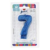 JUNCO VELA ANIV LIVE COLORS C/GLITER N.7 AZUL