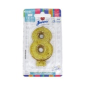 JUNCO VELA ANIV LIVE COLORS C/GLITER N.8 OURO