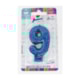 JUNCO VELA ANIV LIVE COLORS C/GLITER N.9 AZUL