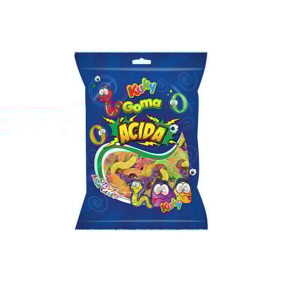 KUKY GOMA ACIDA CITRUS MINHOCAS 500G