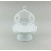 MIRANDINHA CUPULA ACRILICA BASE BRANCA C/10