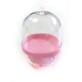 MIRANDINHA CUPULA ACRILICA BASE ROSA BB C/10