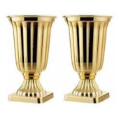 MIRANDINHA VASO DECOR. GRANDE DOURADO METALIZADO