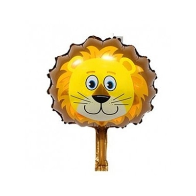 PONTO DAS FESTAS BALAO MET CABECA LEAO 48X54CM