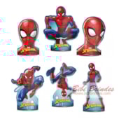 REGINA DECORACAO MESA SPIDER MAN ANIMACAO