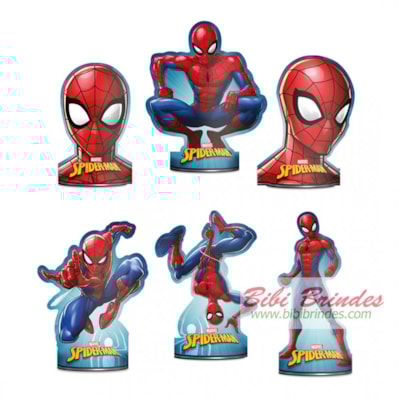 REGINA DECORACAO MESA SPIDER MAN ANIMACAO